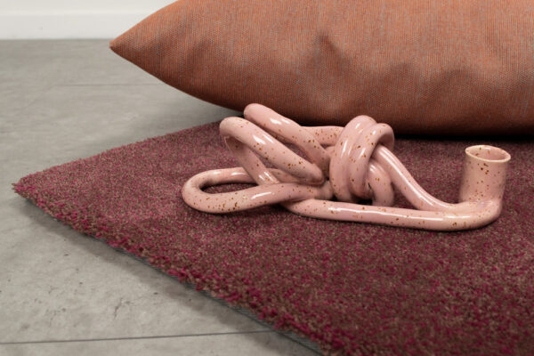 Candy rug in a dusty colour