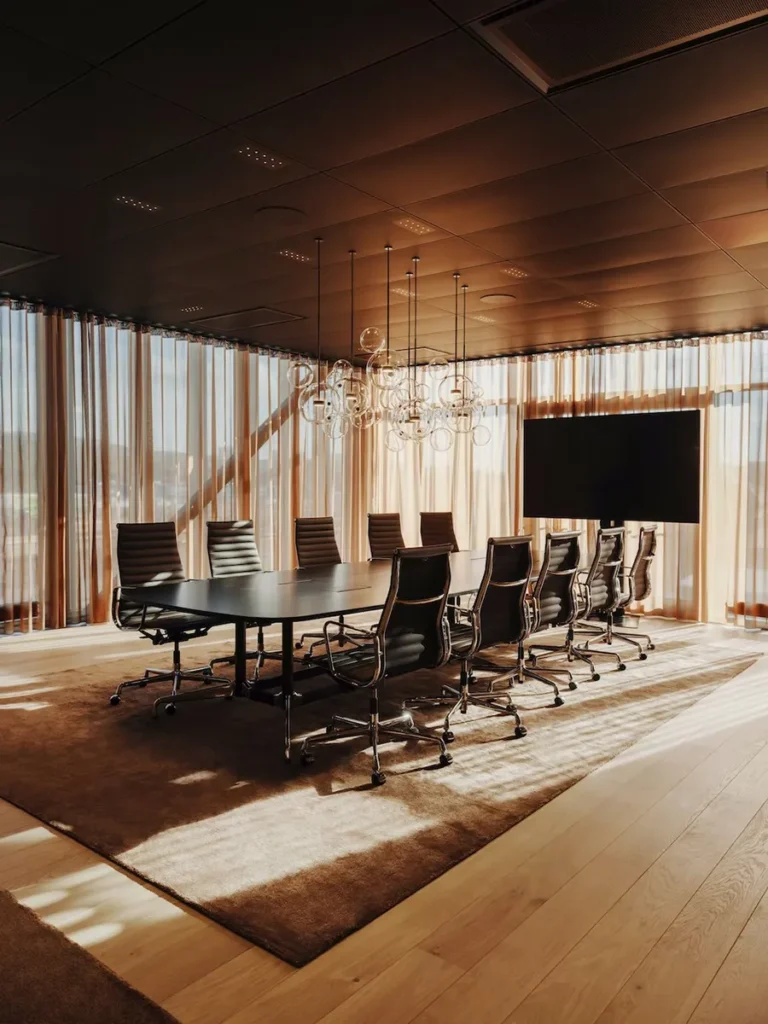 Almedahls rugs at Motek Head Office, Norway, designed by Nordic Office of Architecture.