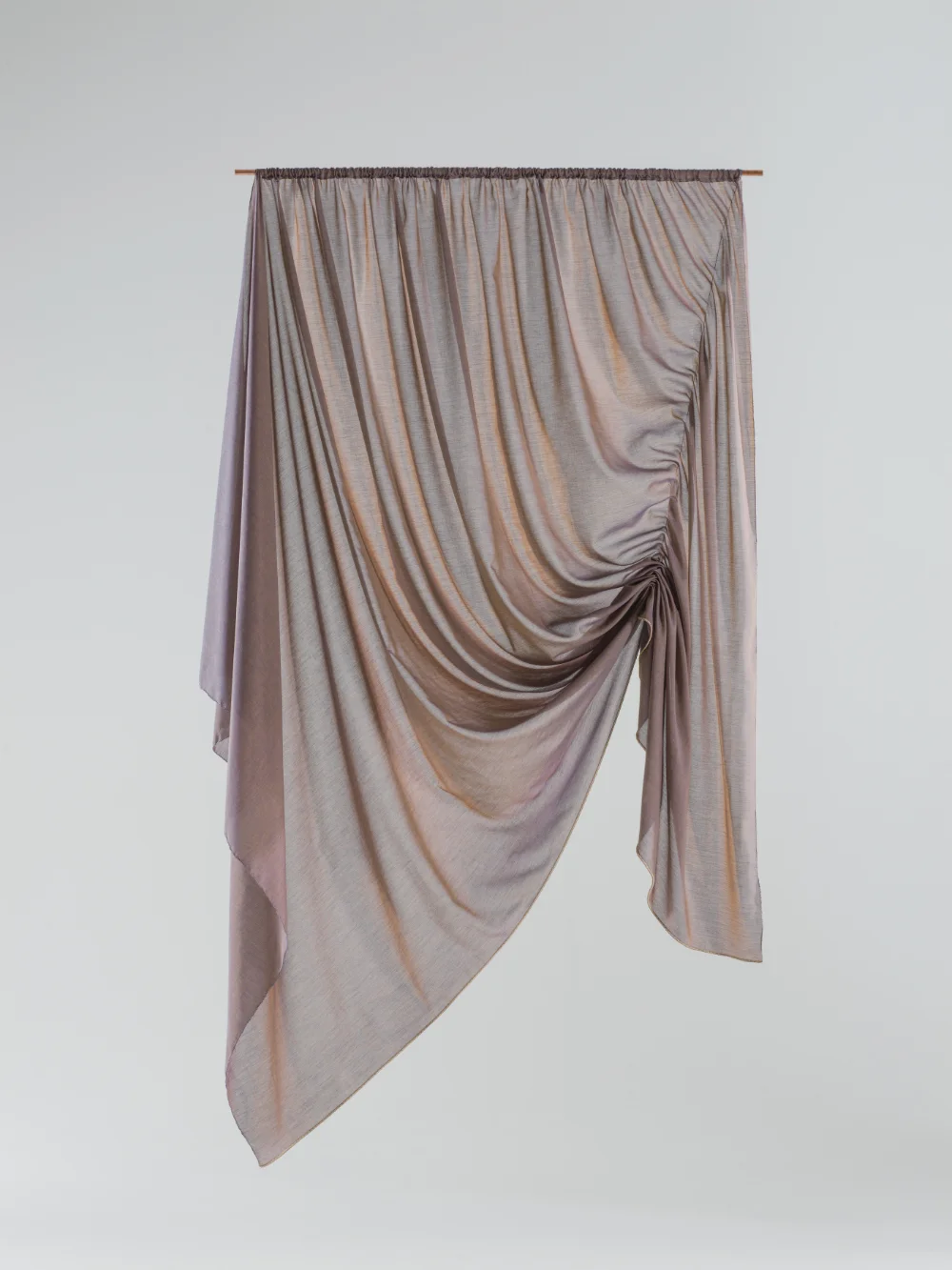 Shade A shimmering curtain fabric