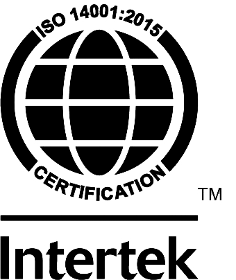 ISO-14001:2015 certification certified by Intertek.