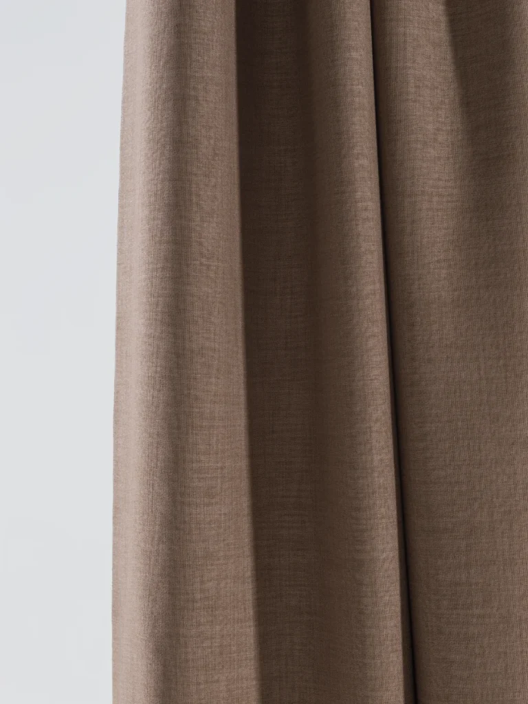 Vår textil Haze har ett linneutseende