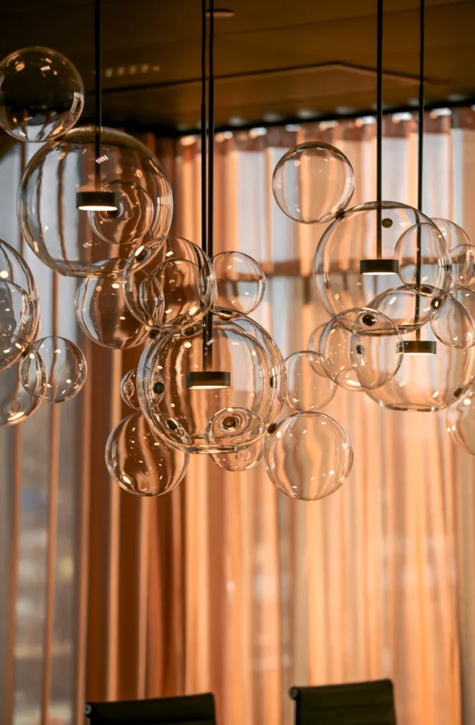 Tygdukar från Almedahls Moteks huvudkontor i Norge.