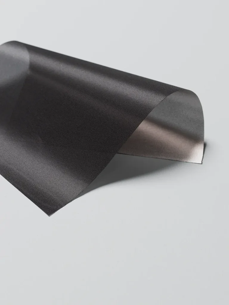 Almedahls Leptovision solar protection fabric, designed for light control