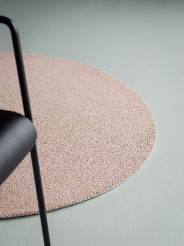 Pink Rollo Pro rug round