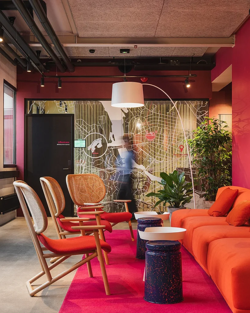 Foodora-projektet: rosa Rollo-matta