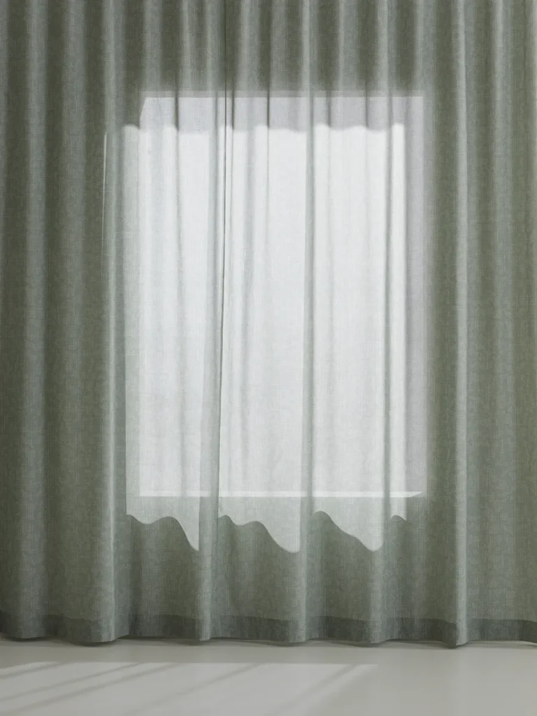 Curtain fabric Deep in window