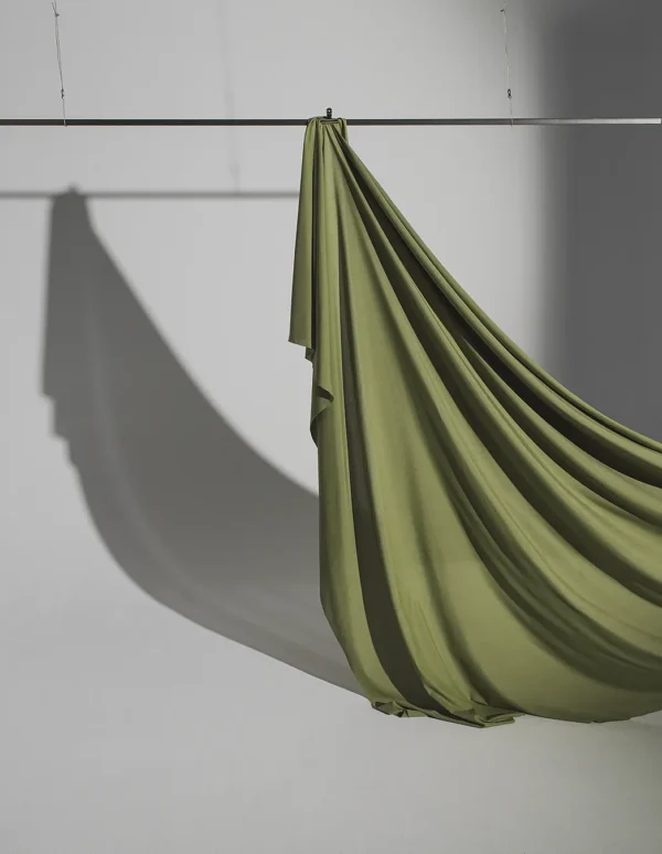 Mingle curtain fabric green