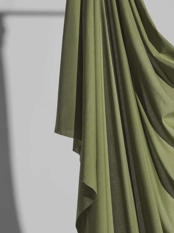 Mingle curtain fabric green