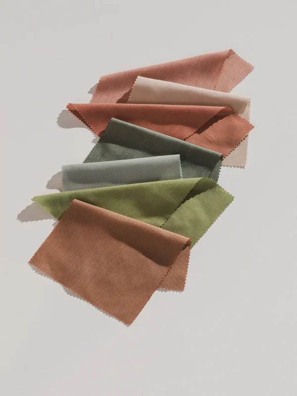 Mingle hanging fabric colour samples