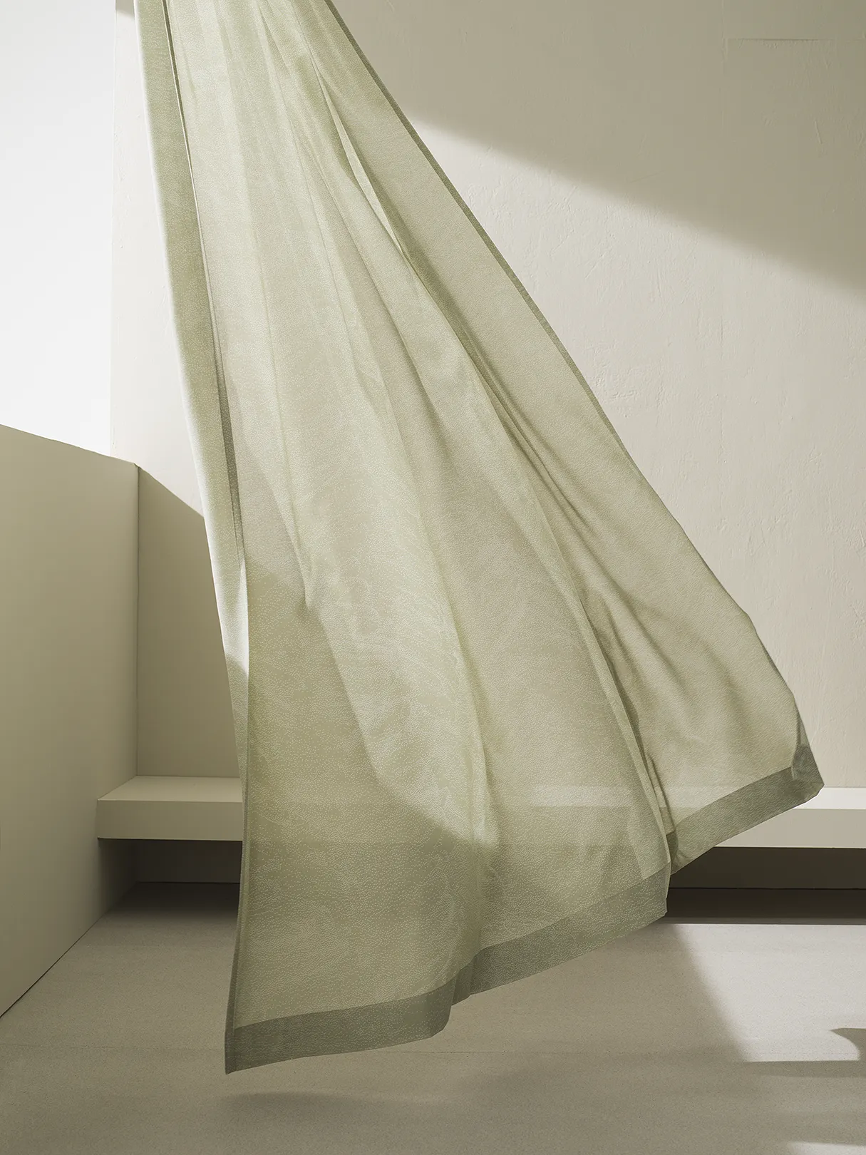 Sandstorm II a flowy curtain fabric