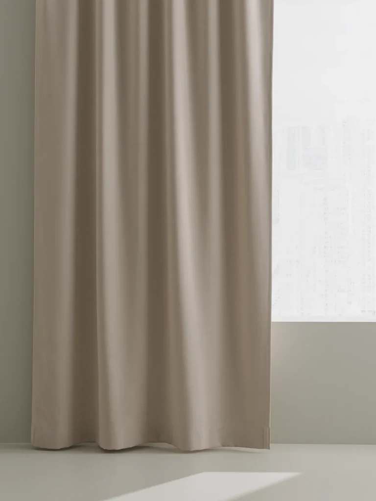 Etage versatile dimout curtain fabric.