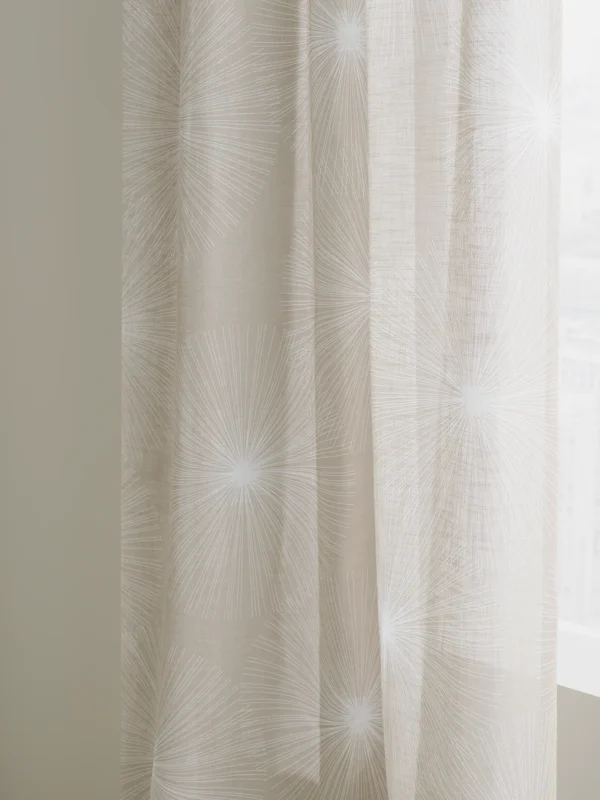 Maskros curtain fabric a hanging textile