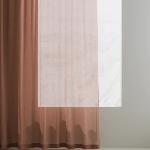 Note a sheer curtain fabric.