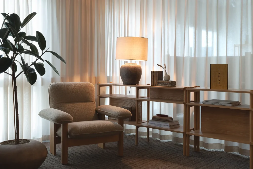 Referensprojekt Alperna – Hängande textil .